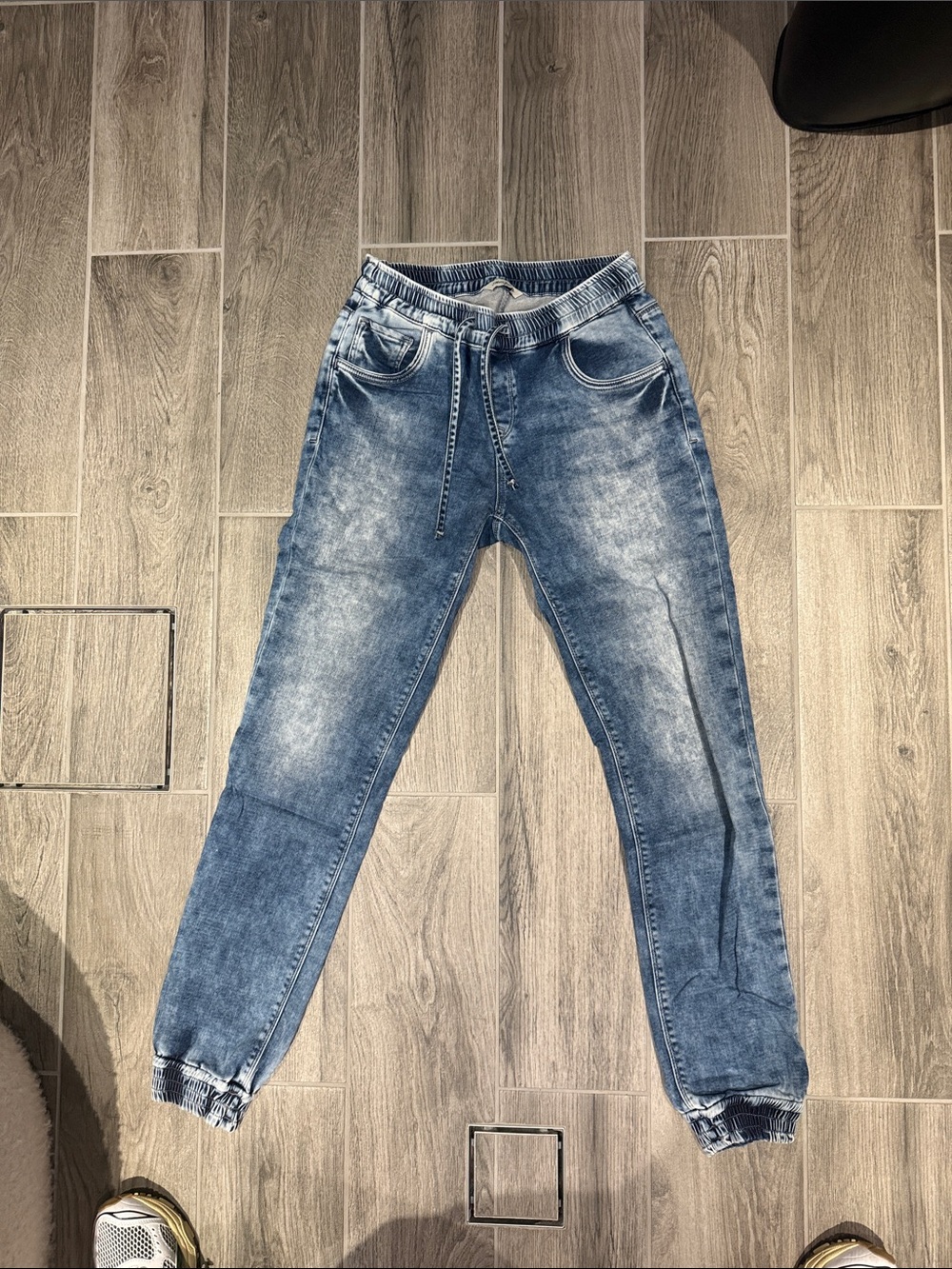 Mavi Light-Blue Washed Relaxed Jogger Jeans